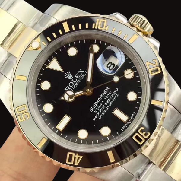 Rolex Submariner Demi Nam Mạ Vàng 18k 