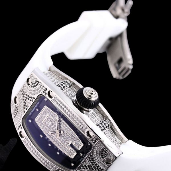 Richard Mille RM 07 Ladies Steel White Straps 