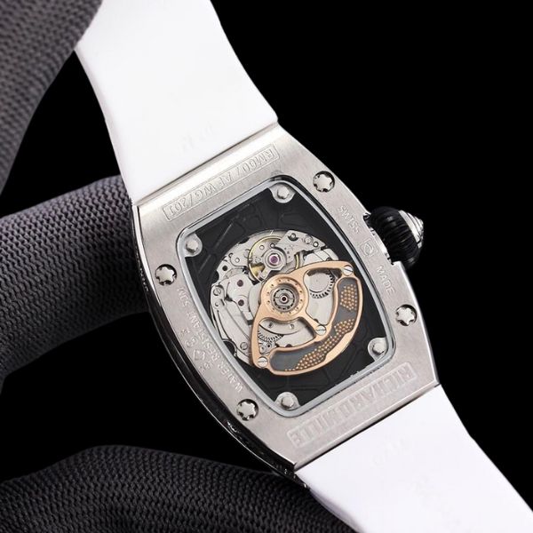 Richard Mille RM 07 Ladies Steel White Straps 