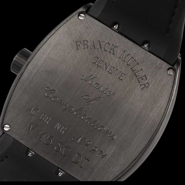 Franck Muller Vanguard Ceramic Automatic đen 45mm 