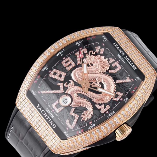 Franck Muller Vanguard Yachting Dragon Đen 