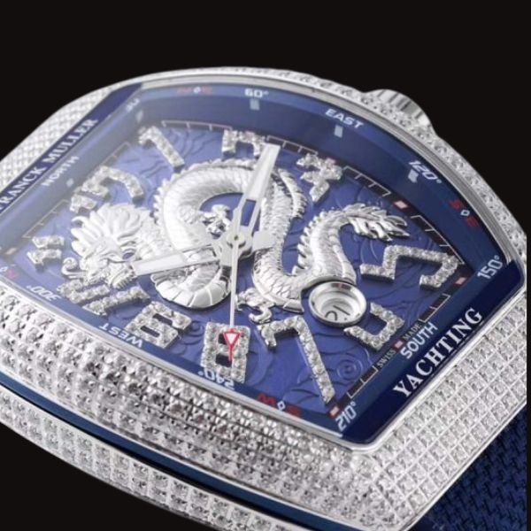 Franck Muller Vanguard Yachting Dragon vỏ trắng 