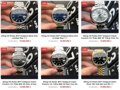 Đồng hồ Rolex có giá 10 triệu, 20 triệu, 30 triệu và 50 triệu: Có nên mua không?