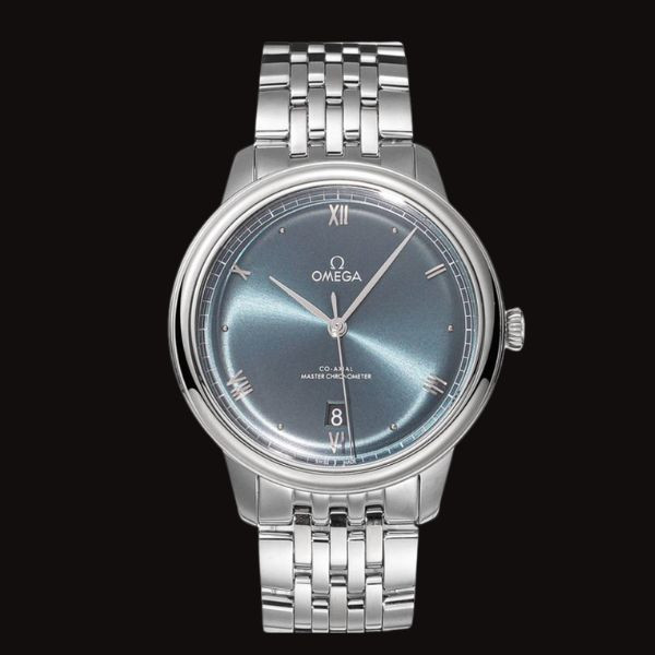 Omega Deville Vỏ Thép 316L Mặt Xanh ICE 40mm