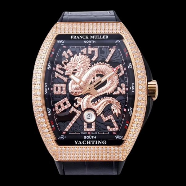 Franck Muller Vanguard Yachting Dragon Đen